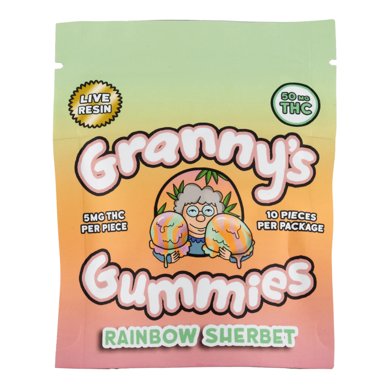 Granny's THC Live Resin Gummies (50mg)