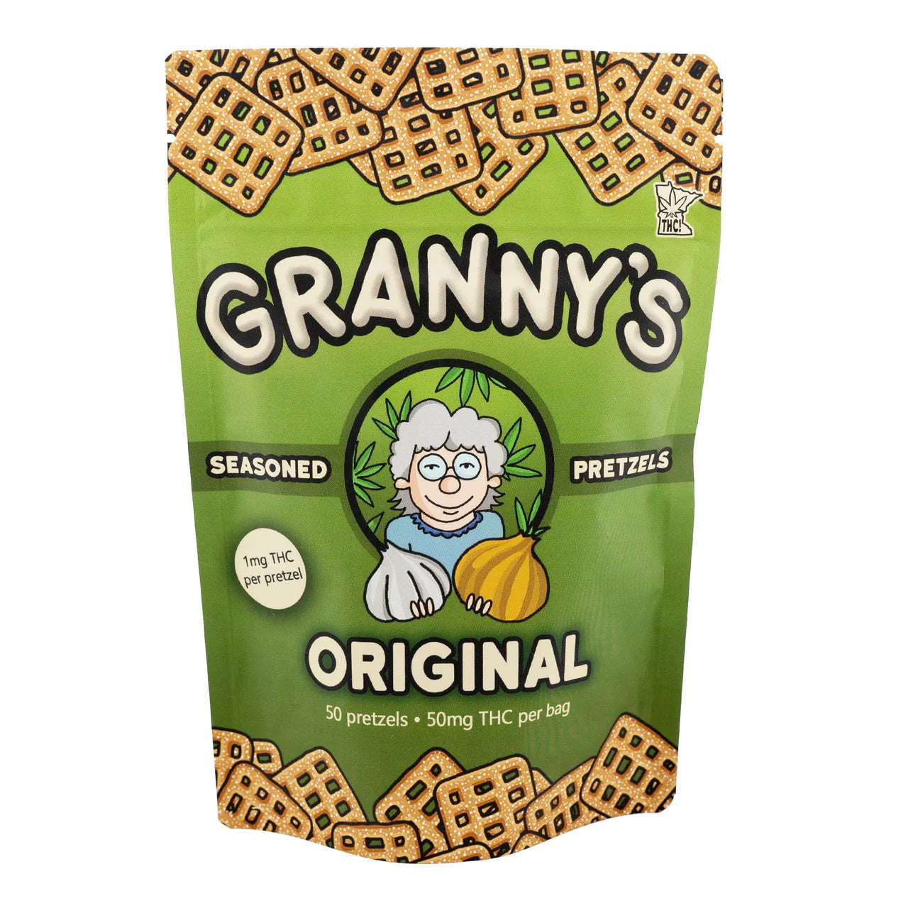 Granny's THC Seasoned Pretzels (50mg)