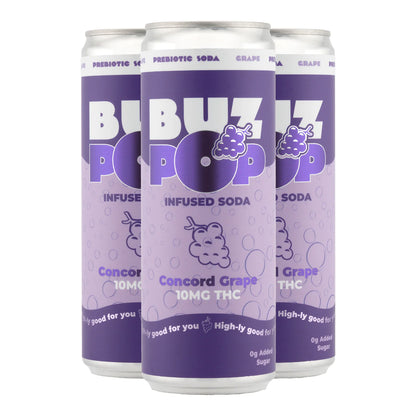 No Coast/Buz Pop Thc Seltzer Sodas (10mg)