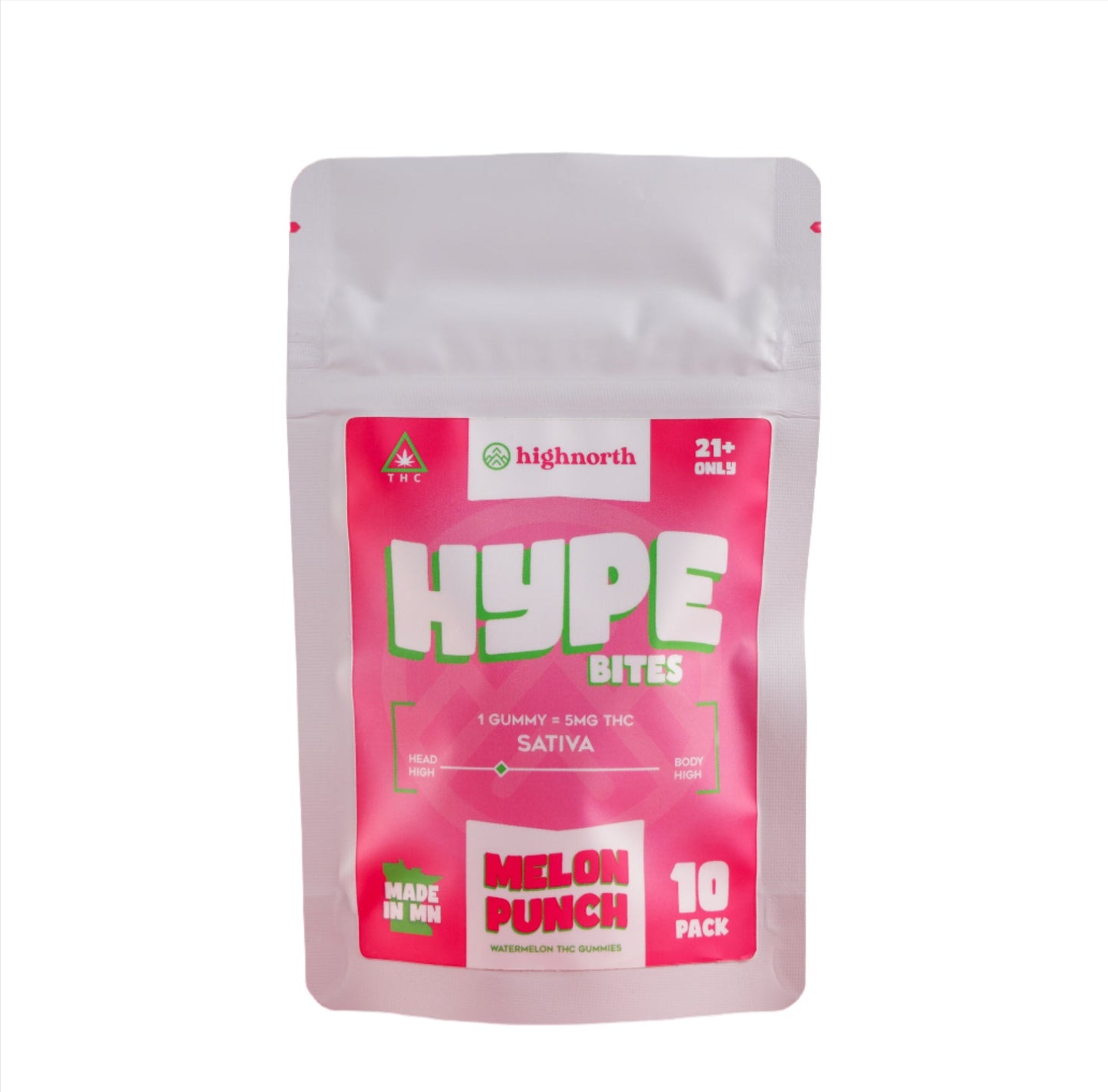 High North Hype Bites THC Gummies (50mg)