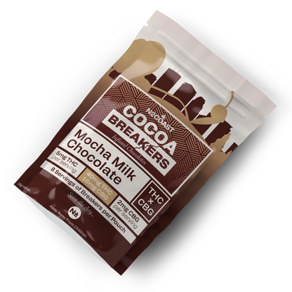 No Coast THC/CBG Chocolate Bars (40mg THC + 16mg CBG)