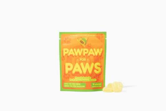 Paw Paw THC/CBD Gummies (50mg THC + 50mg CBD)